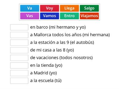 Verbos y preposiciones