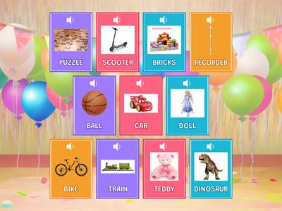 Vocabulary Toys OU1 U1