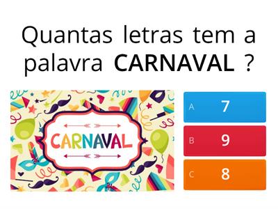 QUIZ DE CARNAVAL! G1 2022