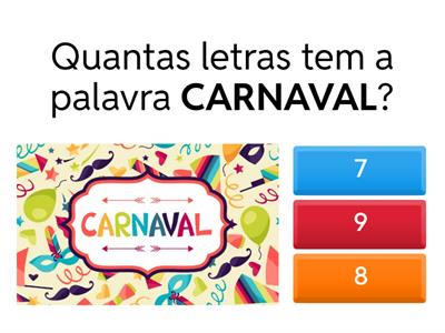 QUIZ DE CARNAVAL! G1 2022