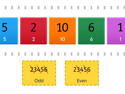 Odd And Even Numbers
