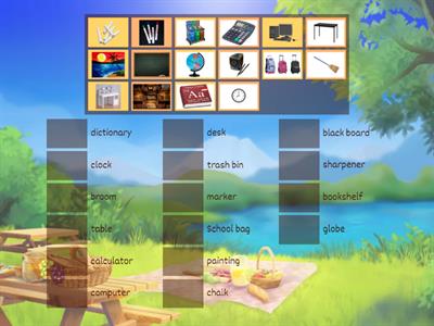 Things in the classroom 