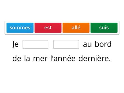 Passé Composé avec ÊTRE