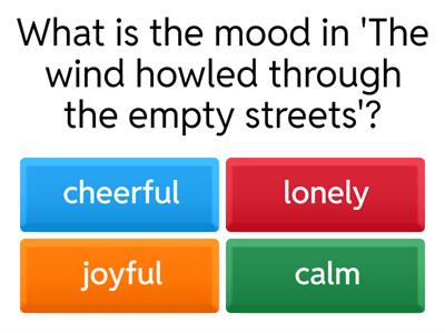 Literary Devices and Mood Quiz