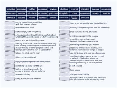 EF Intermediate plus 1B adjectives