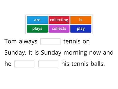 Present Simple vs. Present Continuous