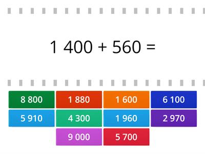 Pamětné sčítání do 10 000