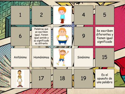 Sinónimos, antónimos, homónimos