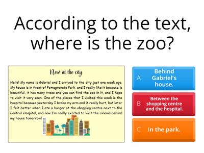 Reading comprehension