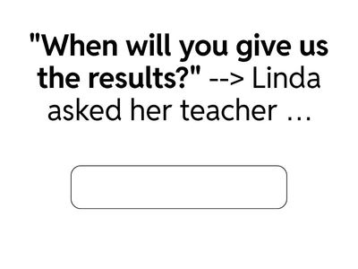 Reported Speech: Questions