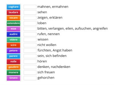 prima L6 Wiederholungswörter: Verben