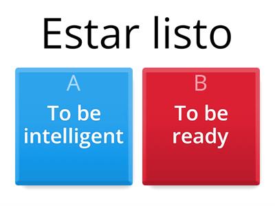 Ser o estar 