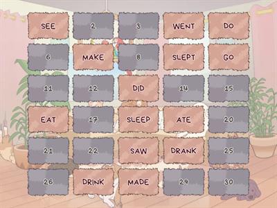 IRREGULAR VERBS • SIMPLE PAST (MEMORY GAME)