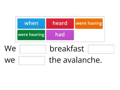 Past Simple vs. Past Continuous