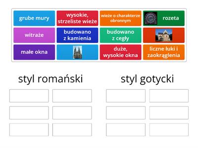 Styl romański i gotycki