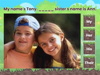 Go Getter 1. Unit 4.3 Possessive adjectives