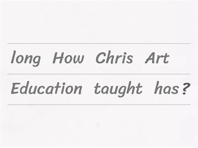 Questions with HOW LONG