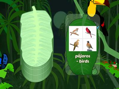 Nube de palabras. Animales