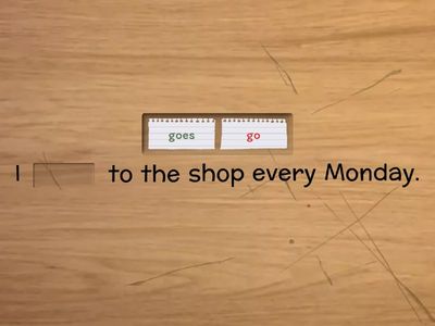 CBE Ligo Engels functioneren to go, to do, to watch, to work