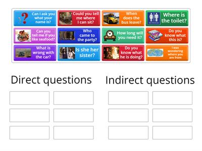 Indirect and direct questions