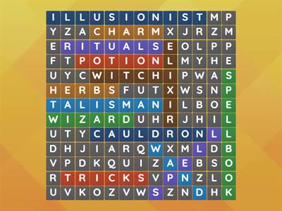 Magic Wordsearch - Movers