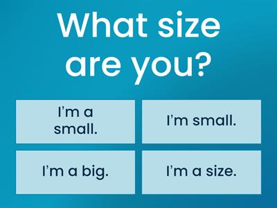 2.4 Shopping for clothes