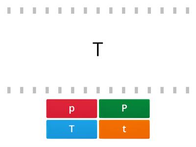 Discriminação Visual P e T