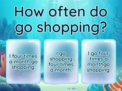 How often? (definite adverbs of frequency)