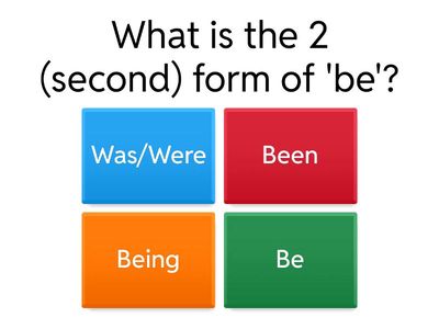 Irregular Verb Forms Practice