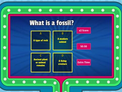 Footprints of the Past Vocabulary Gameshow Quiz for Review