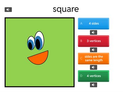 Describe the 2D and 3D Shapes