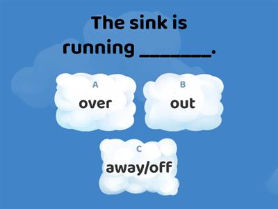 Phrasal verb RUN