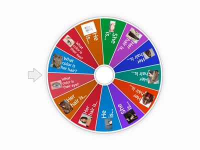 Personality & Appearance (Spin the Wheel)