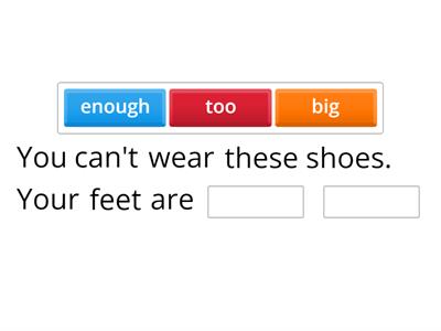 8 too/ enough/ as..as 