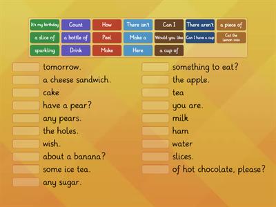 JE4 U5 Food - offering, asking, amount