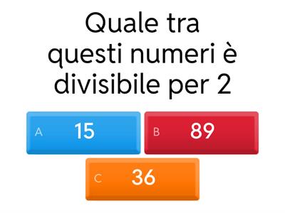 Giochi matematici di prima media