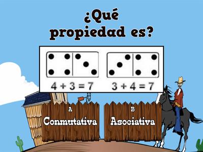 ¿Qué propiedad es: conmutativa o asociativa?