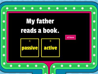 Passive or Active voice?