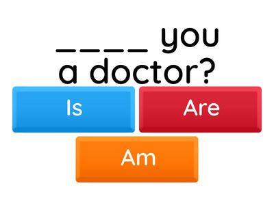 to be yes/no questions