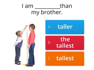 Comparative & superlative