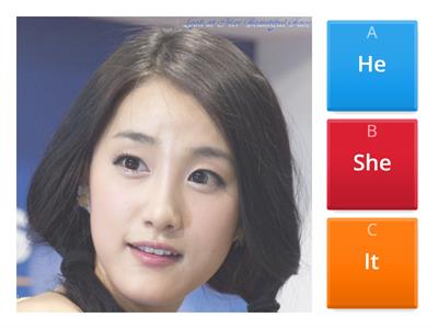 Personal Pronouns - Singular 