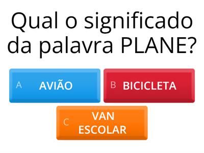 English - MEANS OF TRANSPORTATION