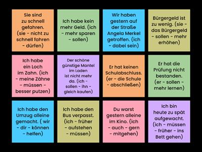 Konjunktiv 2 Vergangenheit mit und ohne Modalverb