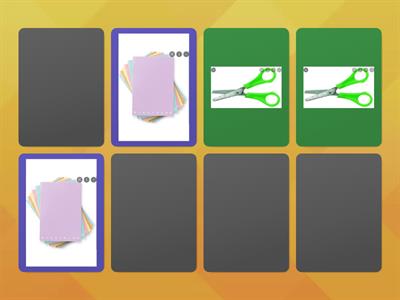 Materiali scolastici Memory