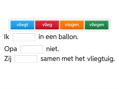 KS3 SOW2 T1 HT1 Werkwoorden o.t.t. : onvoltooid tegenwoordige tijd