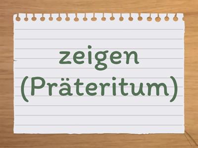 Präteritum und Perfekt