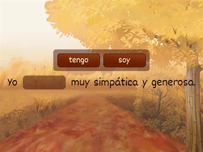 Decide whether to use ¨soy¨ or ¨tengo¨