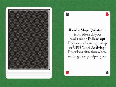 Speakout A1. Speaking cards