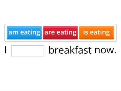  Present continuous tense