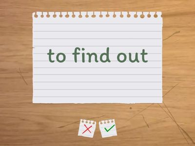 Frázová slovesa B1 - 1